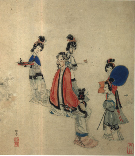 杨慎簪花 