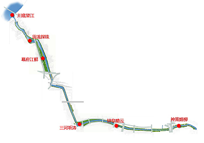 金川河流向