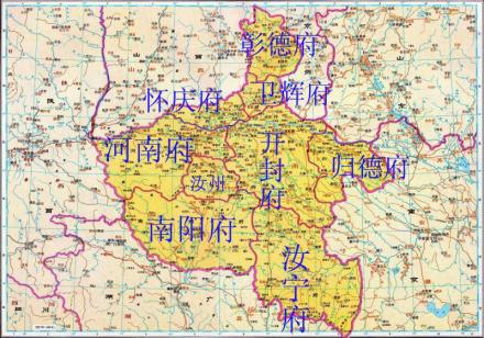 明代清早期河南地图