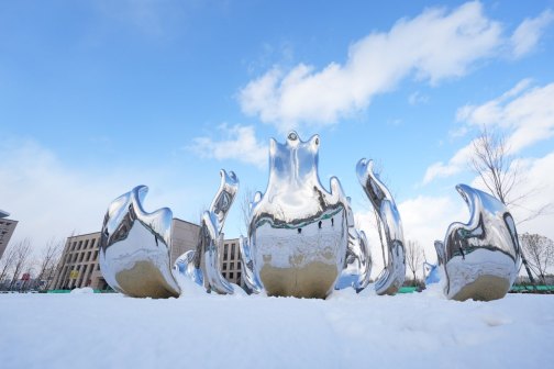 烟台城科雪景