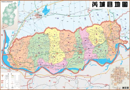 芮城县地图