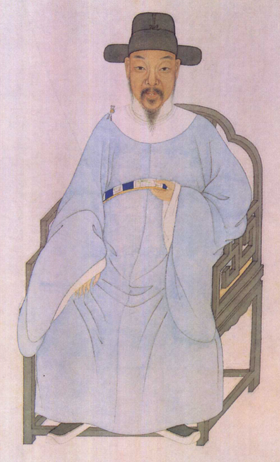 拥护弘光政权的史可法 