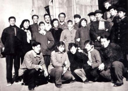 1958年长影译制片拍摄小组合影