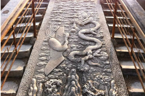 祾恩门御路石雕