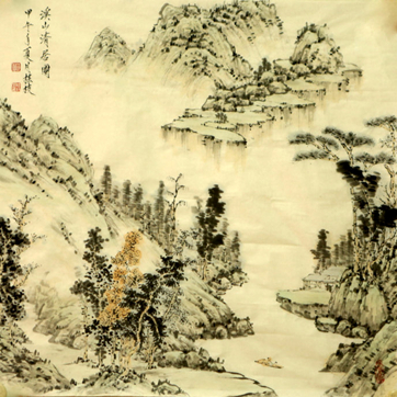 张桂枝写意画