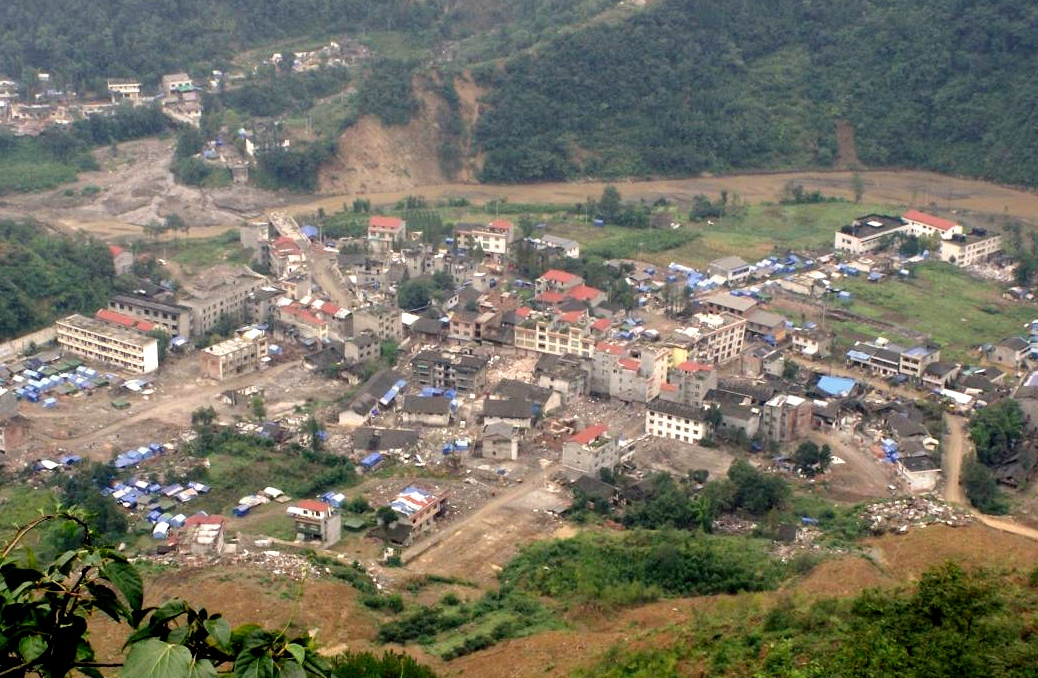 支流都坝河北川县陈家坝乡段