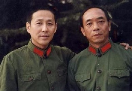 陶泽如与陈道明（右一为陶泽如）