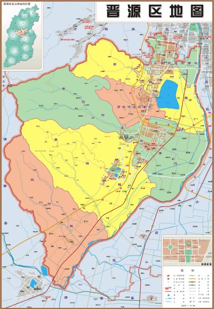  太原市晋源区地图