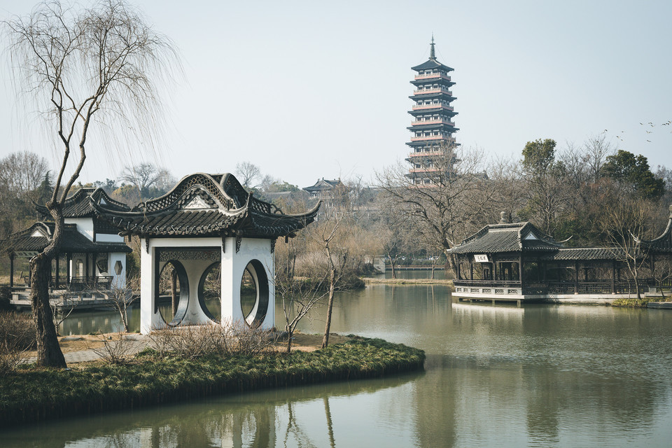 瘦西湖景区湖景