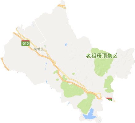 阿城区电子地图
