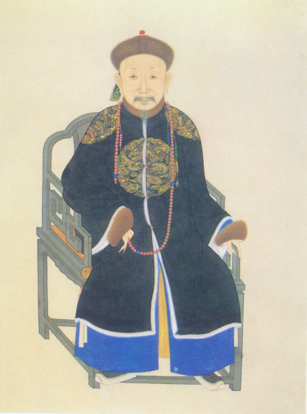 阿桂坐像 