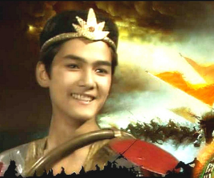 经典老剧《封神榜》中的哪吒（何威饰）