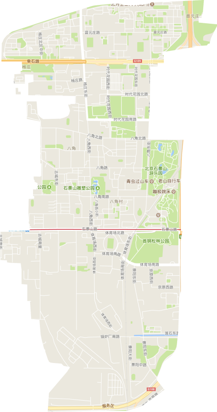 八角街道电子交通图