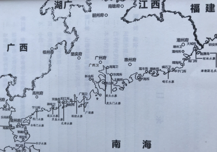 明代广东卫所屯兵分布