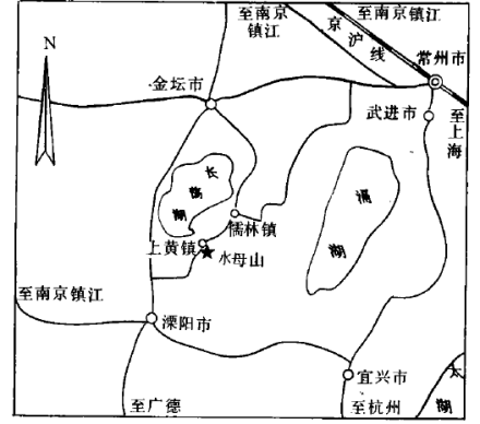 中华曙猿化石地点位置图