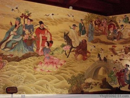 袁可立与八仙游乐图