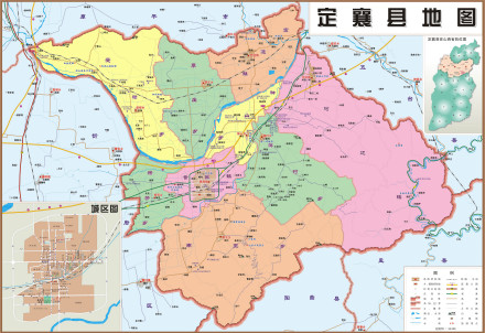 定襄县地图