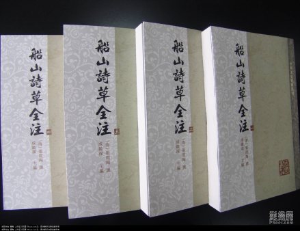 成镜深、胡传淮等注《船山诗草全注》