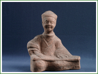 东汉·抚琴俑