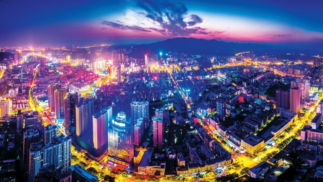 荆门城区夜景