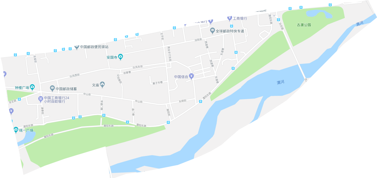中山街道电子地图