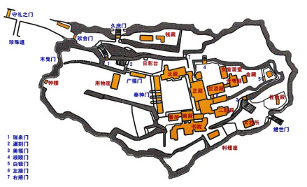首里城平面图