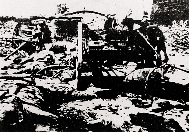 1939年，八路军115师在山东梁山泊地区战斗