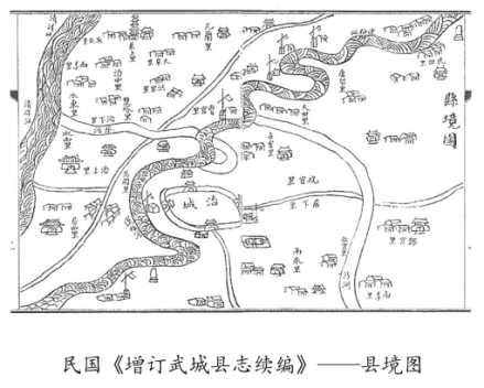 民国《增订武城县志续编》——县境图