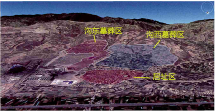 毛家坪遗址分布图
