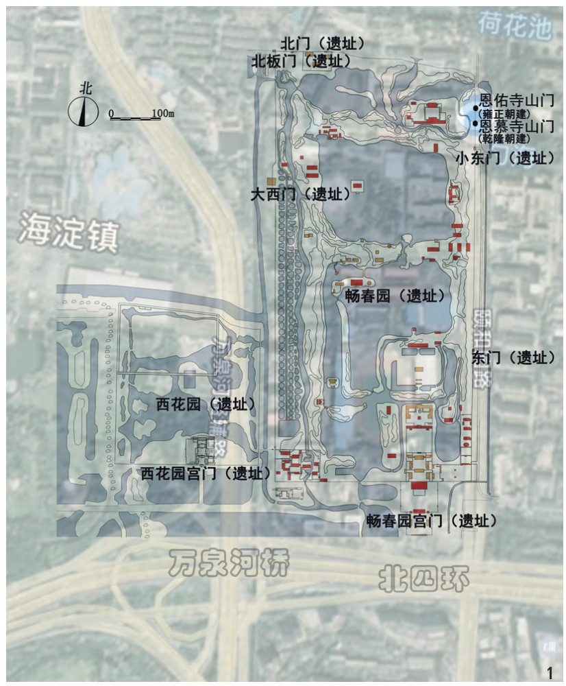 畅春园平面图