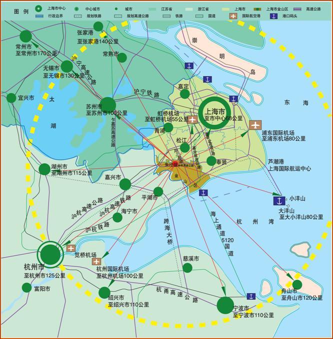 上海县交通路线图