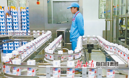 甘南州牦牛乳制品生产车间