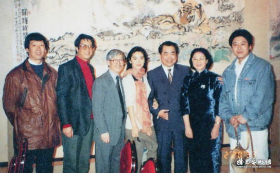 范曾，林青霞