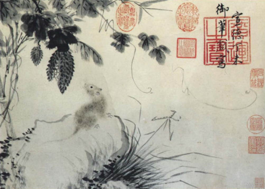 《苦瓜鼠图》