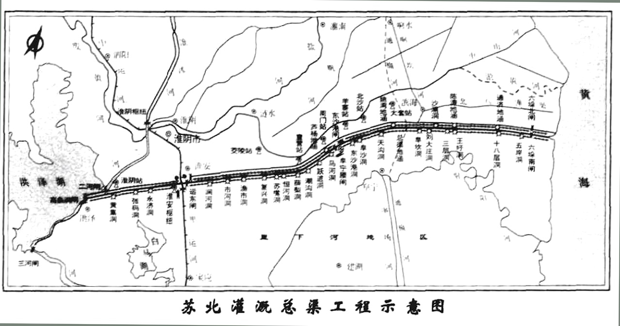 苏北灌溉总渠河道建筑
