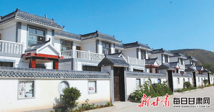 天水清水县红堡镇杜川村易地搬迁安置点