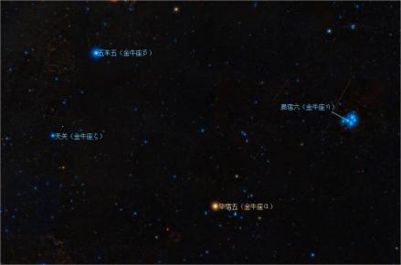 金牛座四大亮星