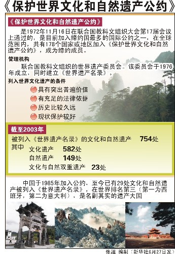 保护世界文化和自然遗产公约