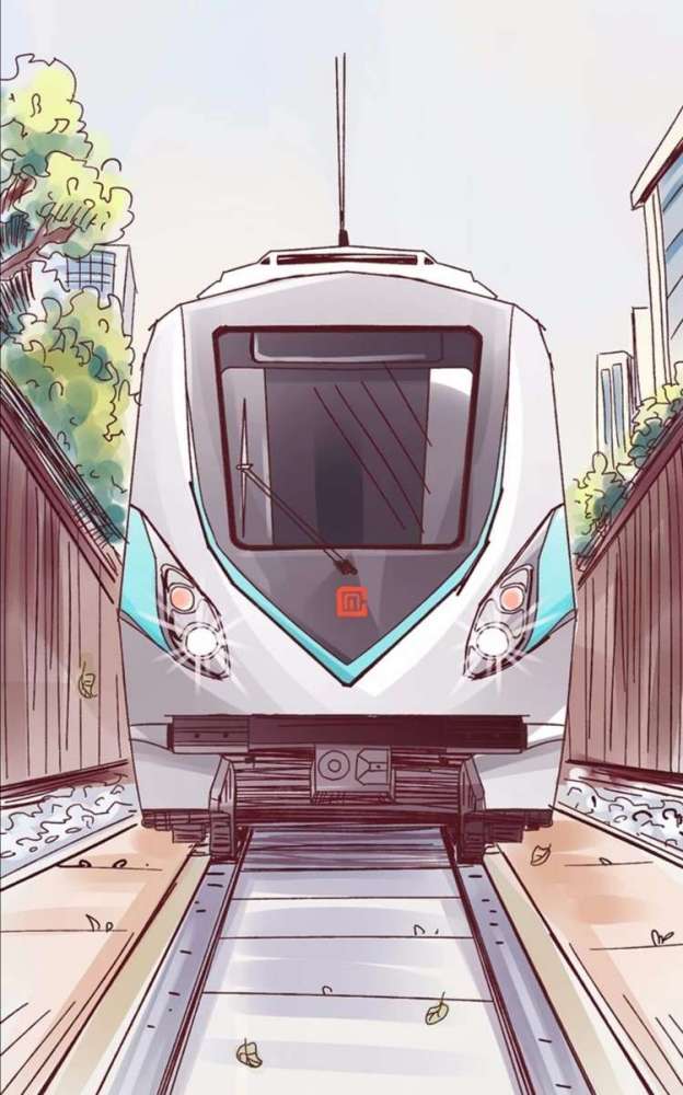 2号线车头绘图