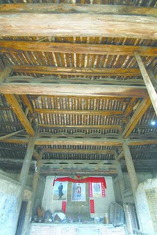 郑纪故居明代建筑构架