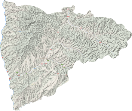 吉县地形图