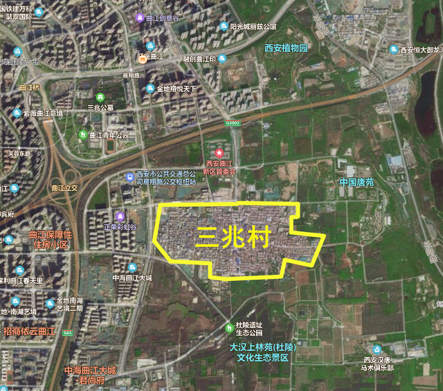 三兆村地理位置