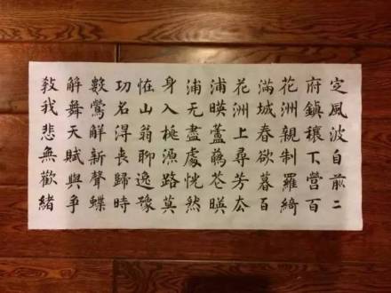 定风波·自前二府镇穰下营百花洲亲制