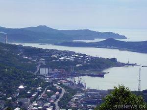 堪察加半岛的渔港