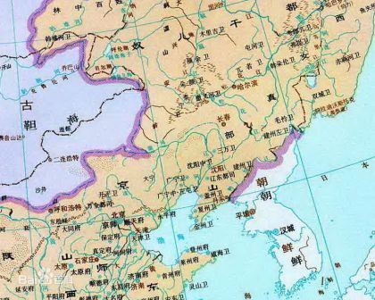 大宁卫所在的明朝东北地区