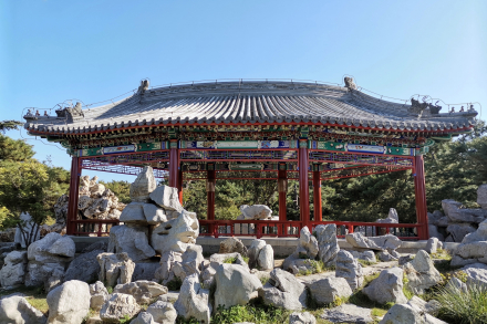 天坛公园 扇面亭