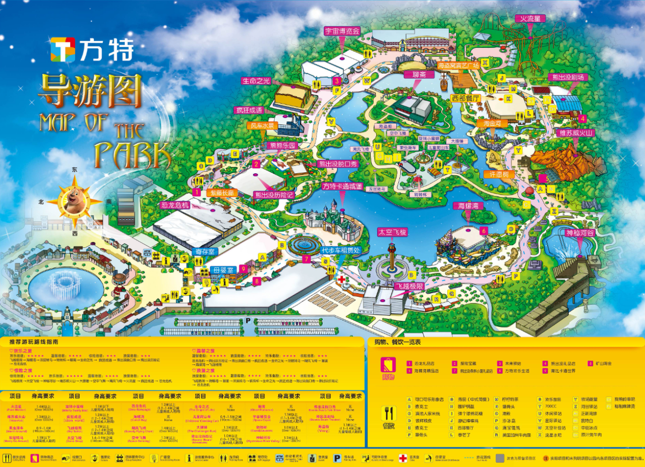 沈阳方特欢乐世界导游图