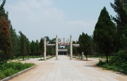 孟母林墓群神道