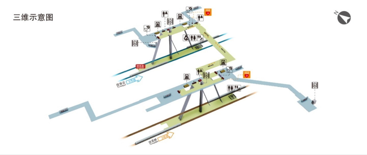 苏州新区火车站三维示意图