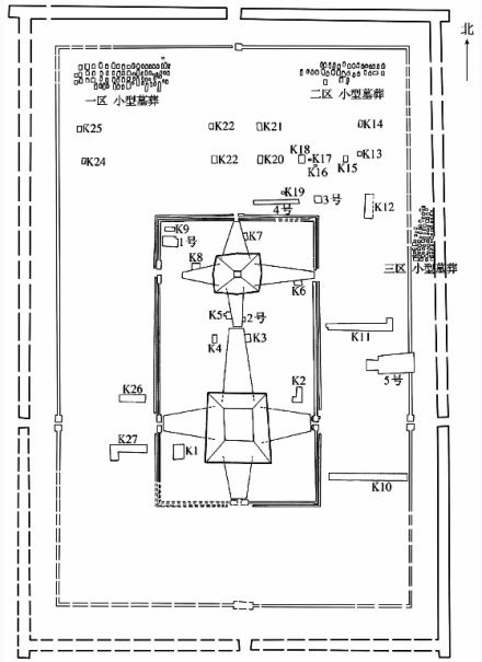 “周王陵”平面布局图